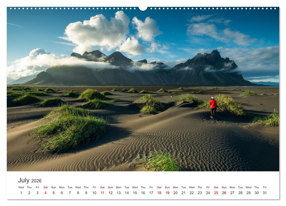 Summer in Iceland (CALVENDO Premium-Calendar 2026)