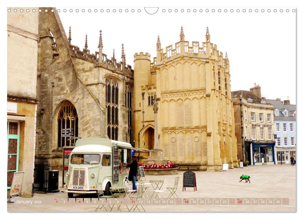 Picturesque Cotswolds (CALVENDO Monthly Calendar 2026)
