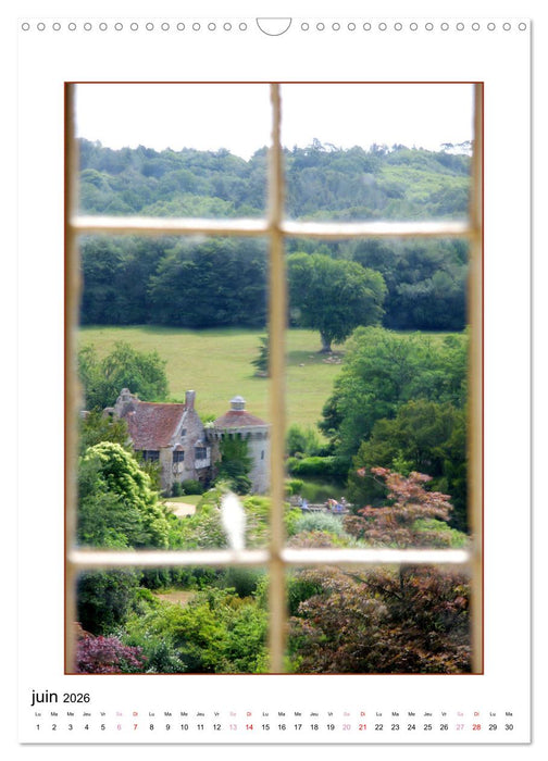 Charmantes fenêtres (CALVENDO Calendrier mensuel 2026)