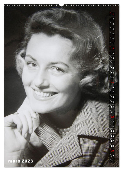 Deux mannequins des années 1950 - Les jumelles Thea et Helga (CALVENDO Calendrier supérieur 2026)