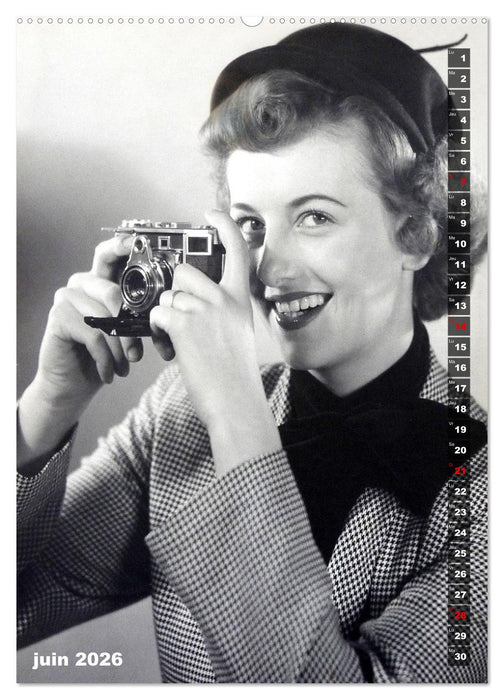 Deux mannequins des années 1950 - Les jumelles Thea et Helga (CALVENDO Calendrier supérieur 2026)