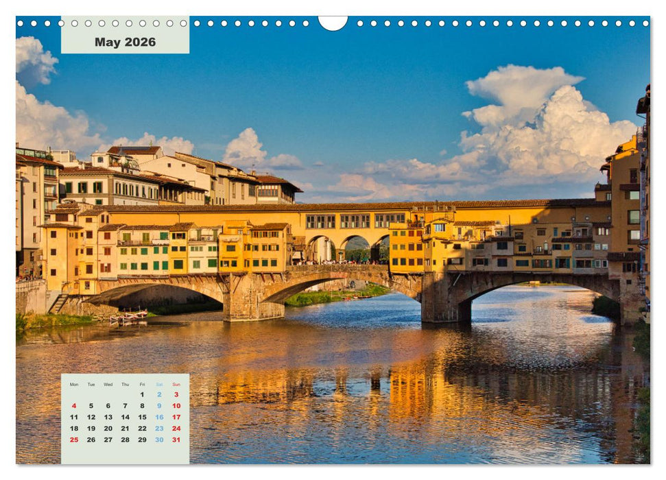 Wonderful Tuscany (CALVENDO Monthly Calendar 2026)