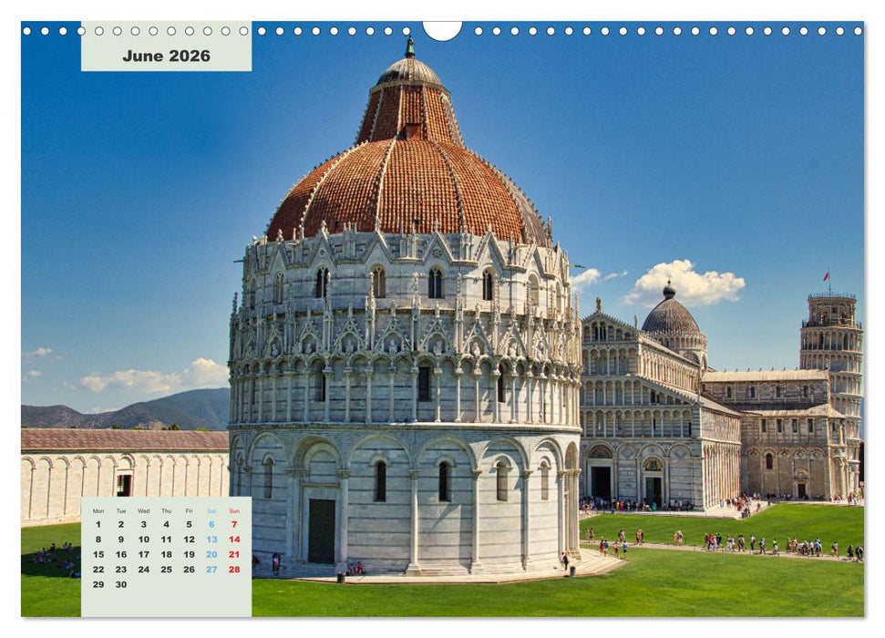 Wonderful Tuscany (CALVENDO Monthly Calendar 2026)