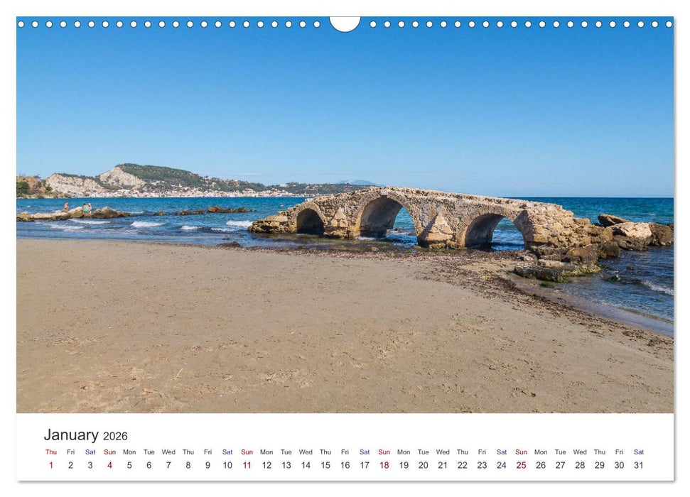Zakynthos - the Lovely Island (CALVENDO Monthly Calendar 2026)