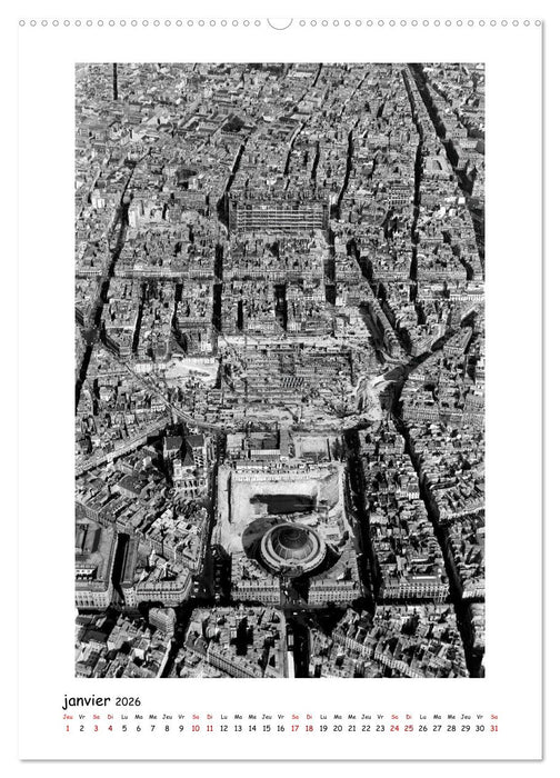 Visage de Paris, années 1970 (CALVENDO Calendrier supérieur 2026)