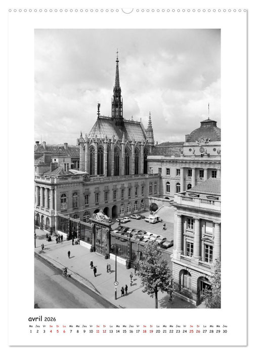 Visage de Paris, années 1970 (CALVENDO Calendrier supérieur 2026)