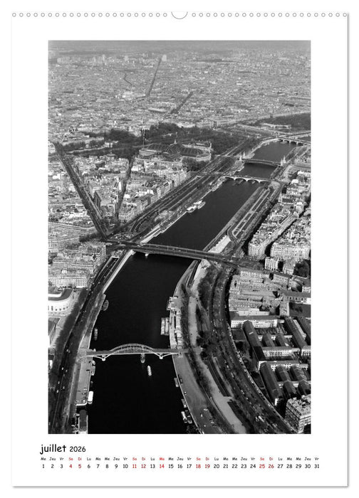 Visage de Paris, années 1970 (CALVENDO Calendrier supérieur 2026)