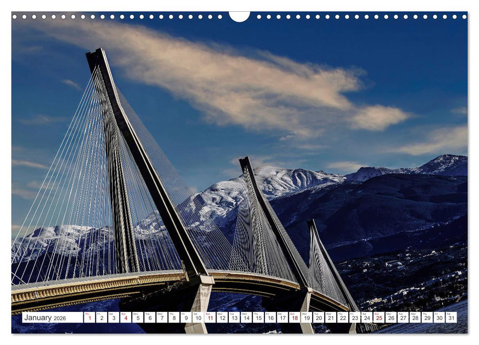 Greece Beyond Summer (CALVENDO Monthly Calendar 2026)