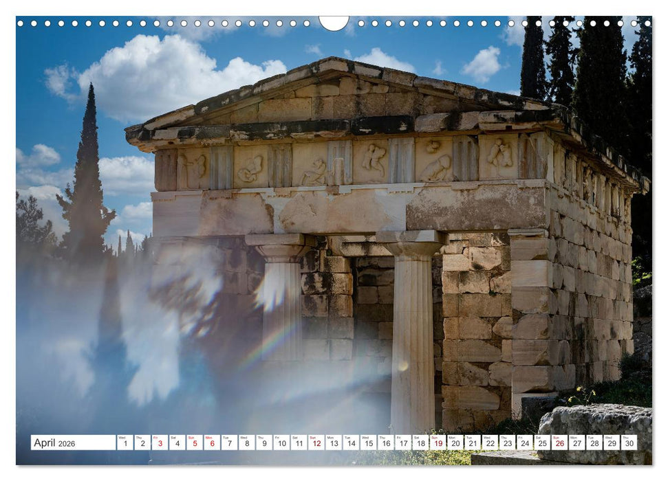 Greece Beyond Summer (CALVENDO Monthly Calendar 2026)