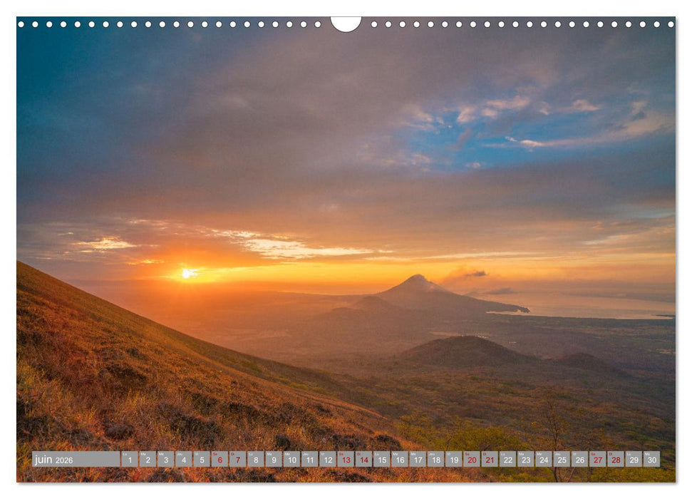Amérique Centrale - Des paysages fantastique du Panama au Guatemala (CALVENDO Calendrier mensuel 2026)