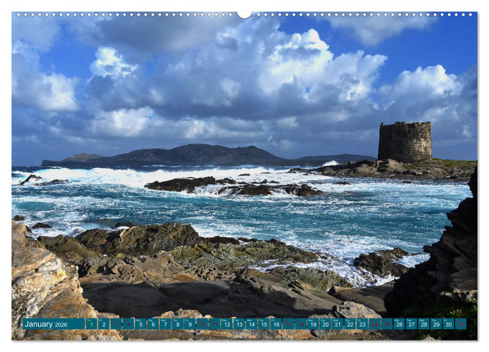 European Island Sardinia (CALVENDO Premium-Calendar 2026)