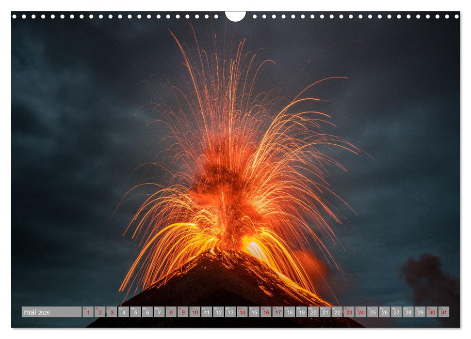 Guatemala - Un pays spectaculaire (CALVENDO Calendrier mensuel 2026)