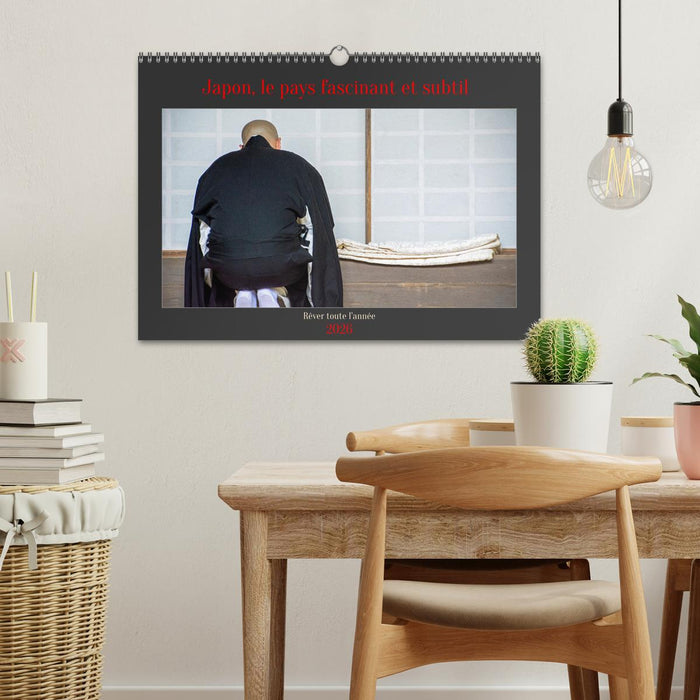 Japon, le pays fascinant et subtil (CALVENDO Calendrier mensuel 2026)