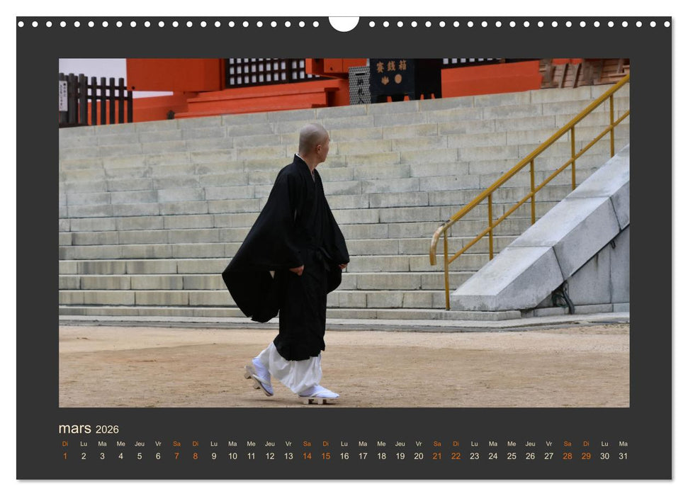 Japon, le pays fascinant et subtil (CALVENDO Calendrier mensuel 2026)