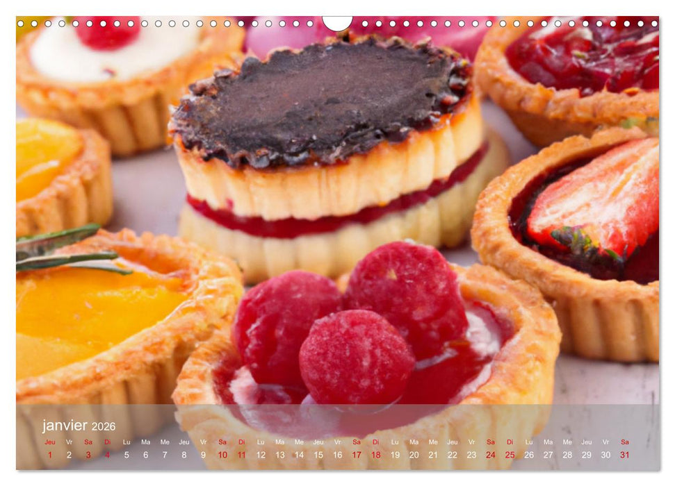 Plaisirs interdits (CALVENDO Calendrier mensuel 2026)