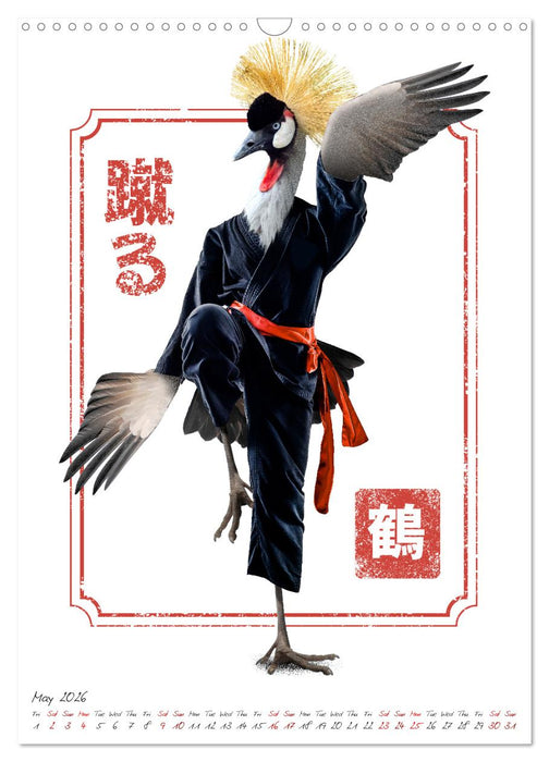 Crazy animal fighters (CALVENDO Monthly Calendar 2026)