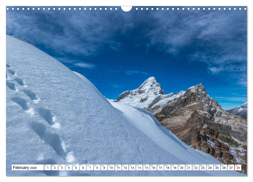 Peru Paradise in the Andes (CALVENDO Monthly Calendar 2026)