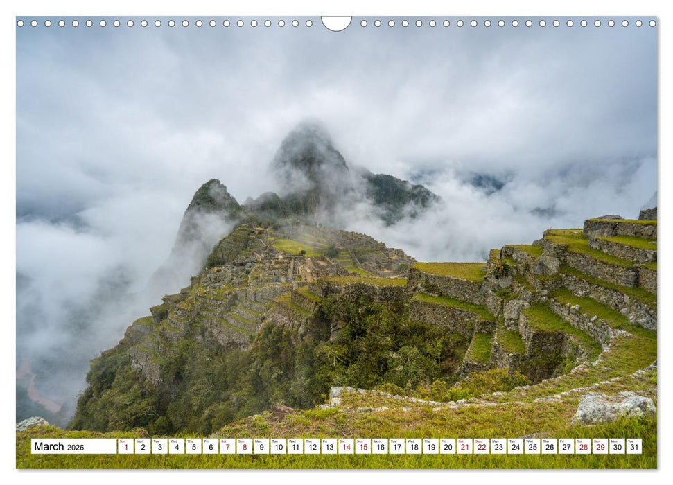 Peru Paradise in the Andes (CALVENDO Monthly Calendar 2026)