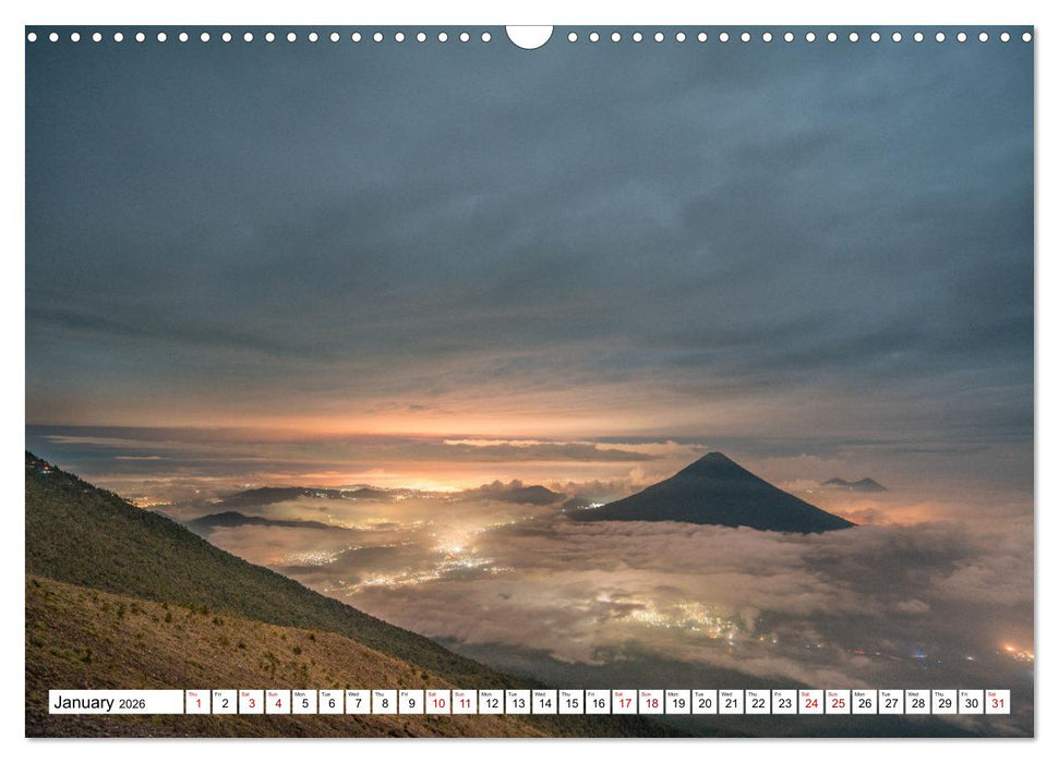 Spectacular Guatemala (CALVENDO Monthly Calendar 2026)