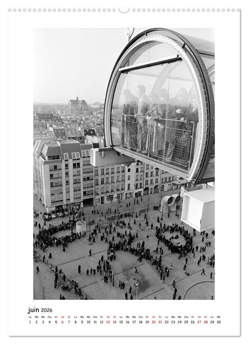 Visage de Paris, années 1970 (CALVENDO Calendrier mensuel 2026)