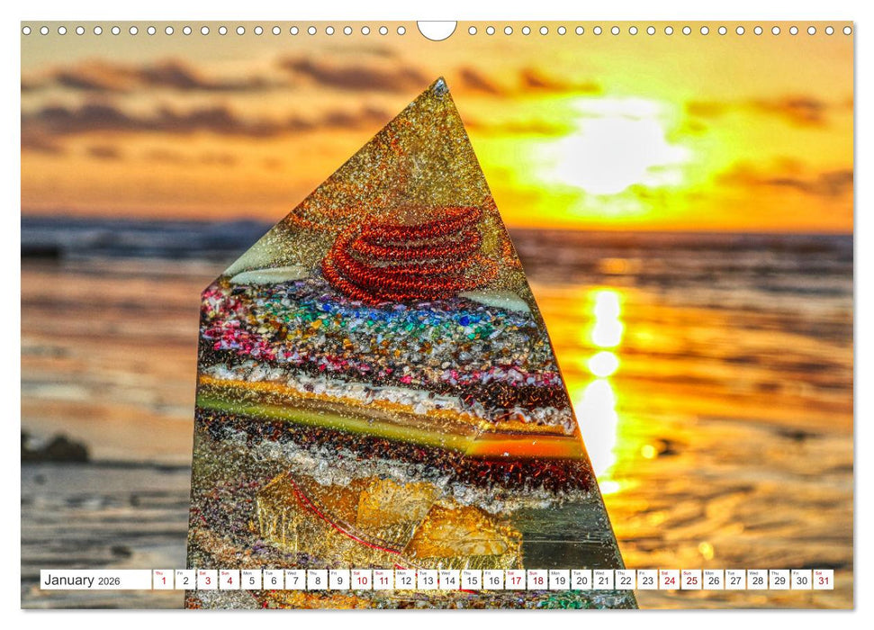 Orgonites - Power and joie de vivre for mind and body (CALVENDO Monthly Calendar 2026)