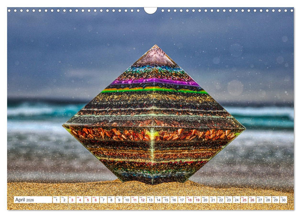 Orgonites - Power and joie de vivre for mind and body (CALVENDO Monthly Calendar 2026)
