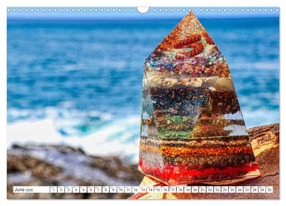 Orgonites - Power and joie de vivre for mind and body (CALVENDO Monthly Calendar 2026)