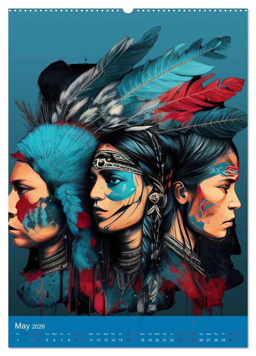 Native American Art (CALVENDO Monthly Calendar 2026)