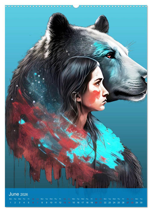 Native American Art (CALVENDO Monthly Calendar 2026)