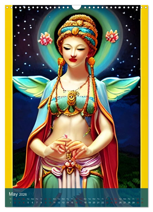 Goddesses - Digital Artwork (CALVENDO Monthly Calendar 2026)