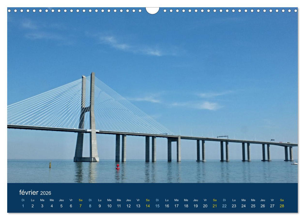 Un voyage à travers le Portugal (CALVENDO Calendrier mensuel 2026)