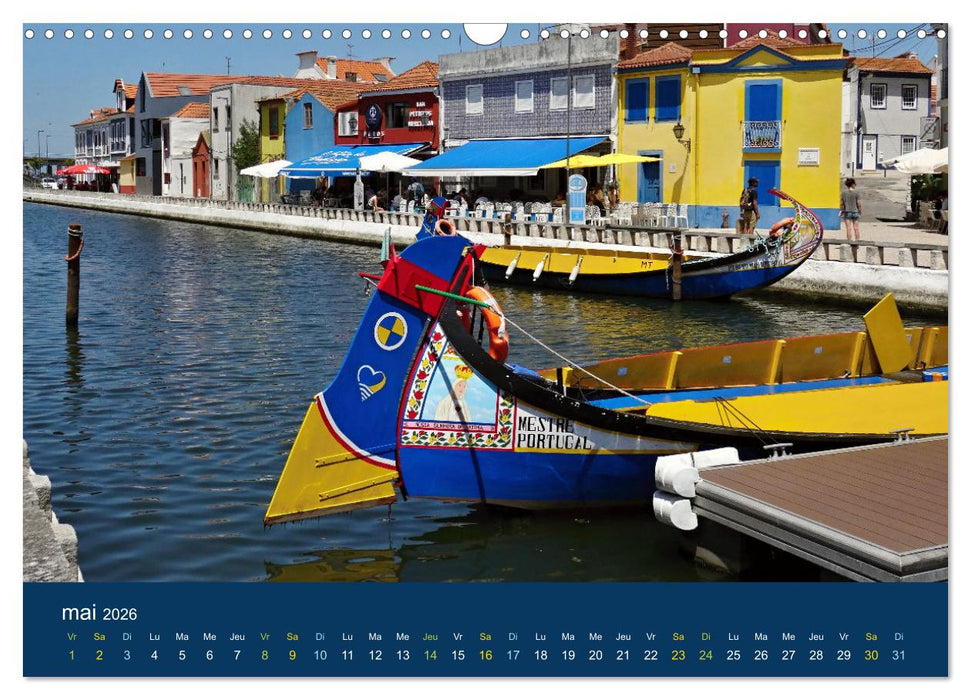 Un voyage à travers le Portugal (CALVENDO Calendrier mensuel 2026)