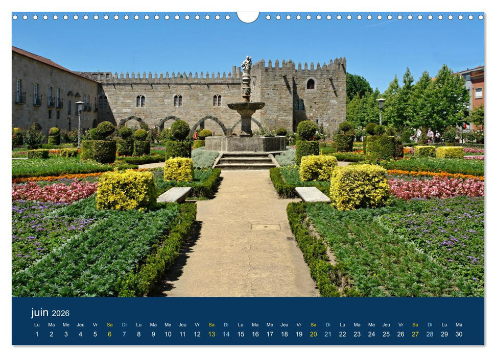 Un voyage à travers le Portugal (CALVENDO Calendrier mensuel 2026)