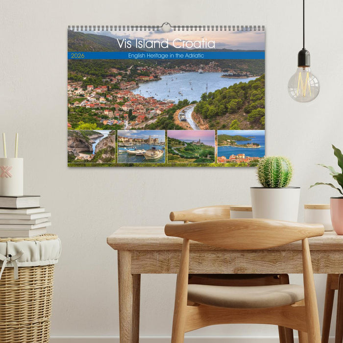Vis Island Croatia - English Heritage in the Adriatic (CALVENDO Monthly Calendar 2026)