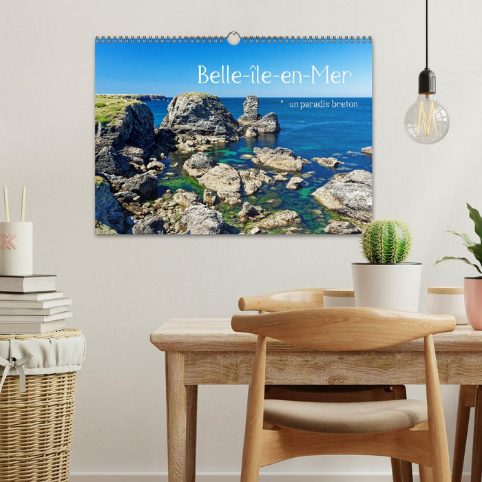Belle-île-en-Mer - un paradis breton (CALVENDO Calendrier mensuel 2026)