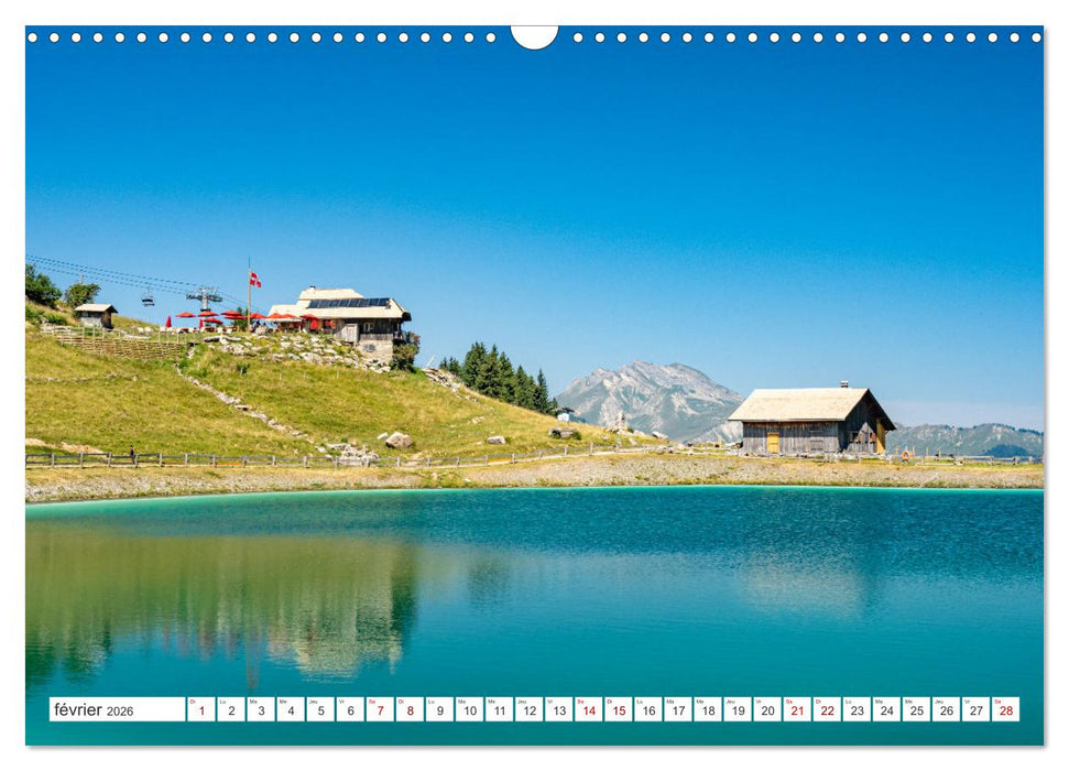 Les Portes du Soleil, Haute-Savoie (CALVENDO Calendrier mensuel 2026)
