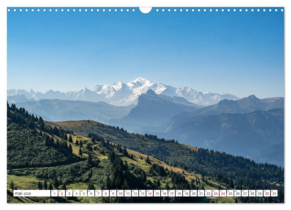 Les Portes du Soleil, Haute-Savoie (CALVENDO Calendrier mensuel 2026)