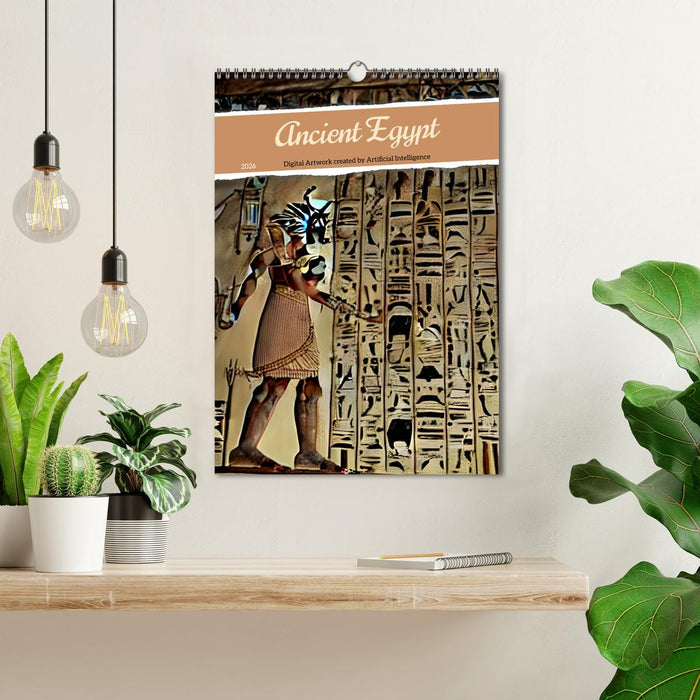 Ancient Egypt - Digital Artwork created by Artificial Intelligence (CALVENDO Monthly Calendar 2026)