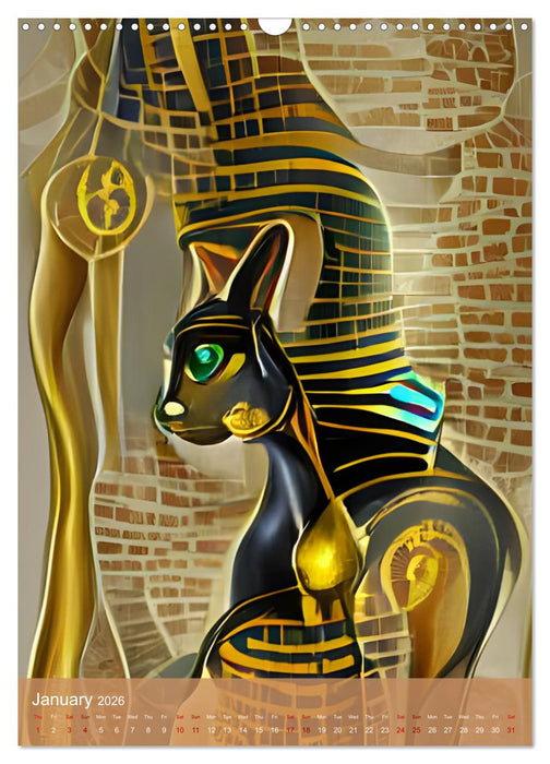 Ancient Egypt - Digital Artwork created by Artificial Intelligence (CALVENDO Monthly Calendar 2026)