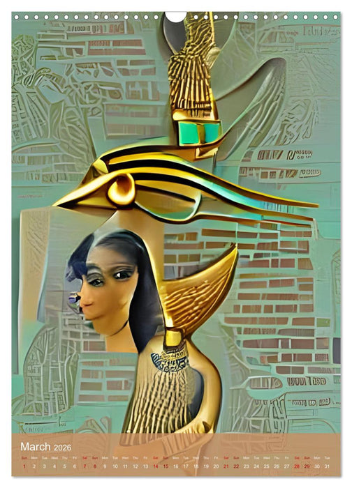 Ancient Egypt - Digital Artwork created by Artificial Intelligence (CALVENDO Monthly Calendar 2026)