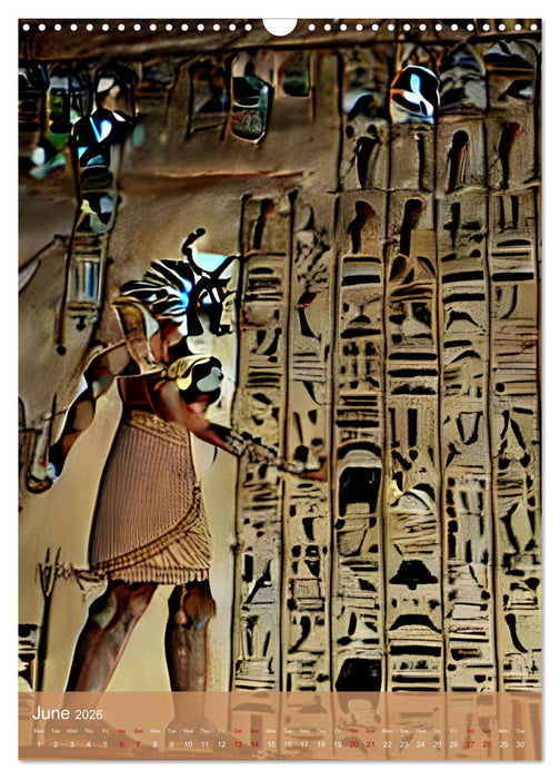 Ancient Egypt - Digital Artwork created by Artificial Intelligence (CALVENDO Monthly Calendar 2026)