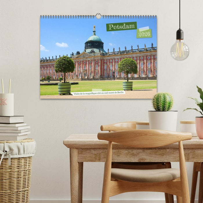 Potsdam - Visite de la magnifique cité au sud-ouest de Berlin (CALVENDO Calendrier mensuel 2026)