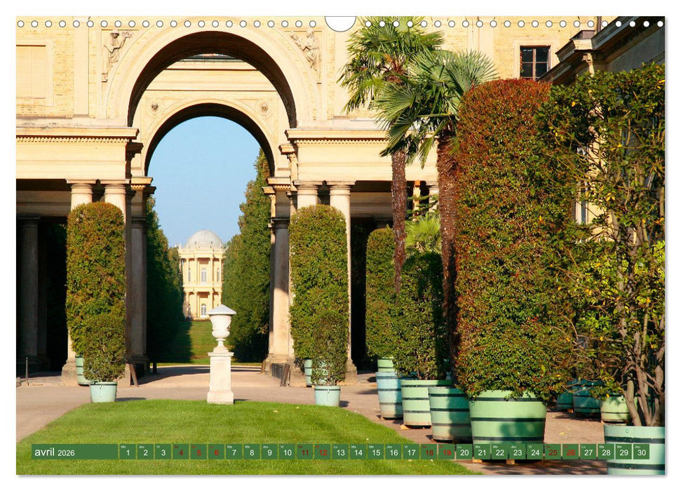 Potsdam - Visite de la magnifique cité au sud-ouest de Berlin (CALVENDO Calendrier mensuel 2026)