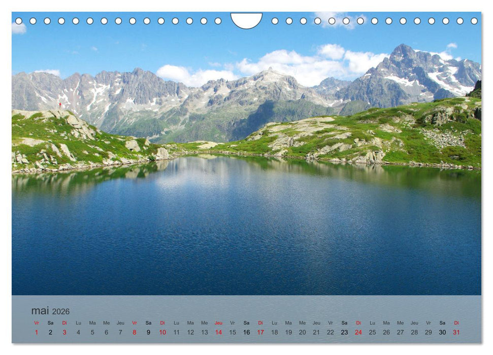 Echappée alpine (CALVENDO Calendrier mensuel 2026)