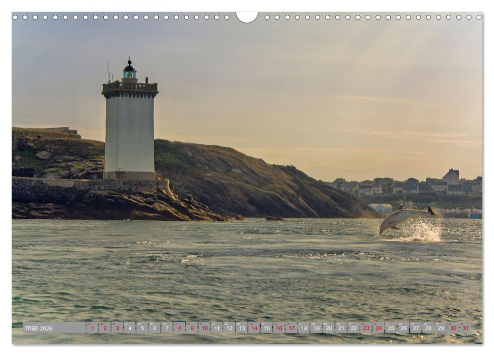 Phare de Kermorvan (CALVENDO Calendrier mensuel 2026)