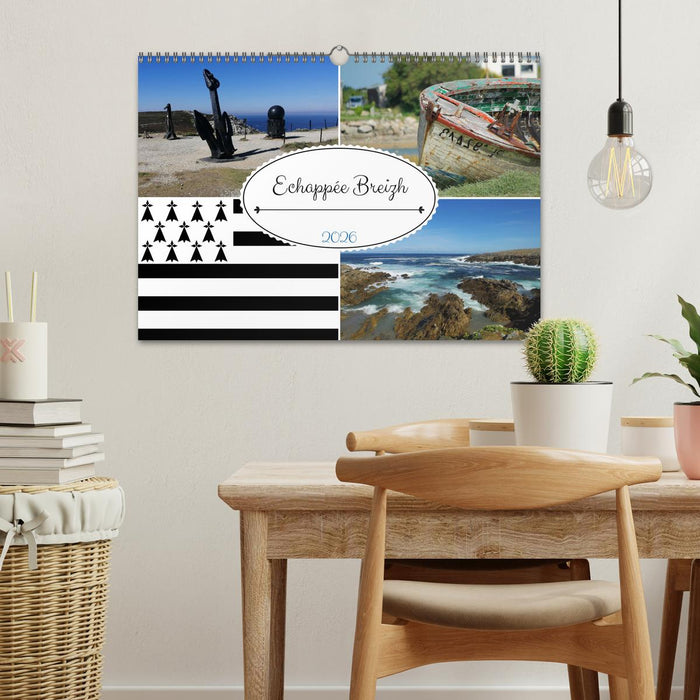 Échappée Breizh (CALVENDO Calendrier mensuel 2026)