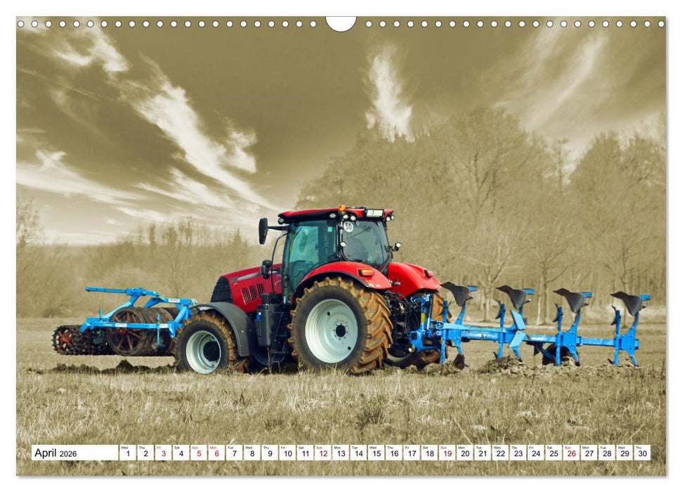 The fascination of agricultural machinery (CALVENDO Monthly Calendar 2026)