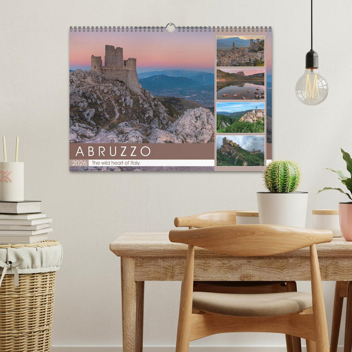 Abruzzo - The wild heart of Italy. (CALVENDO Monthly Calendar 2026)