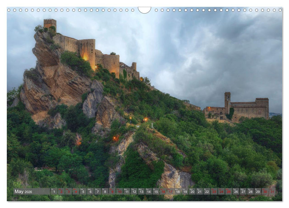 Abruzzo - The wild heart of Italy. (CALVENDO Monthly Calendar 2026)