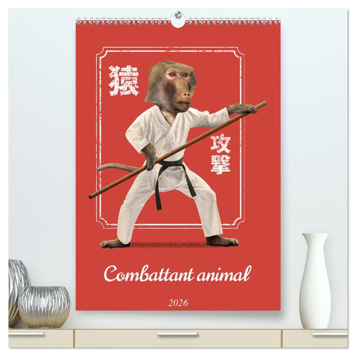 Combattant animal (CALVENDO Calendrier supérieur 2026)